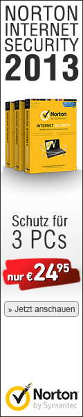 Norton Internet Security - F�r 3 PCs jetzt f�r nur &euro; 24,95 bei edv-buchversand.de bestellen!