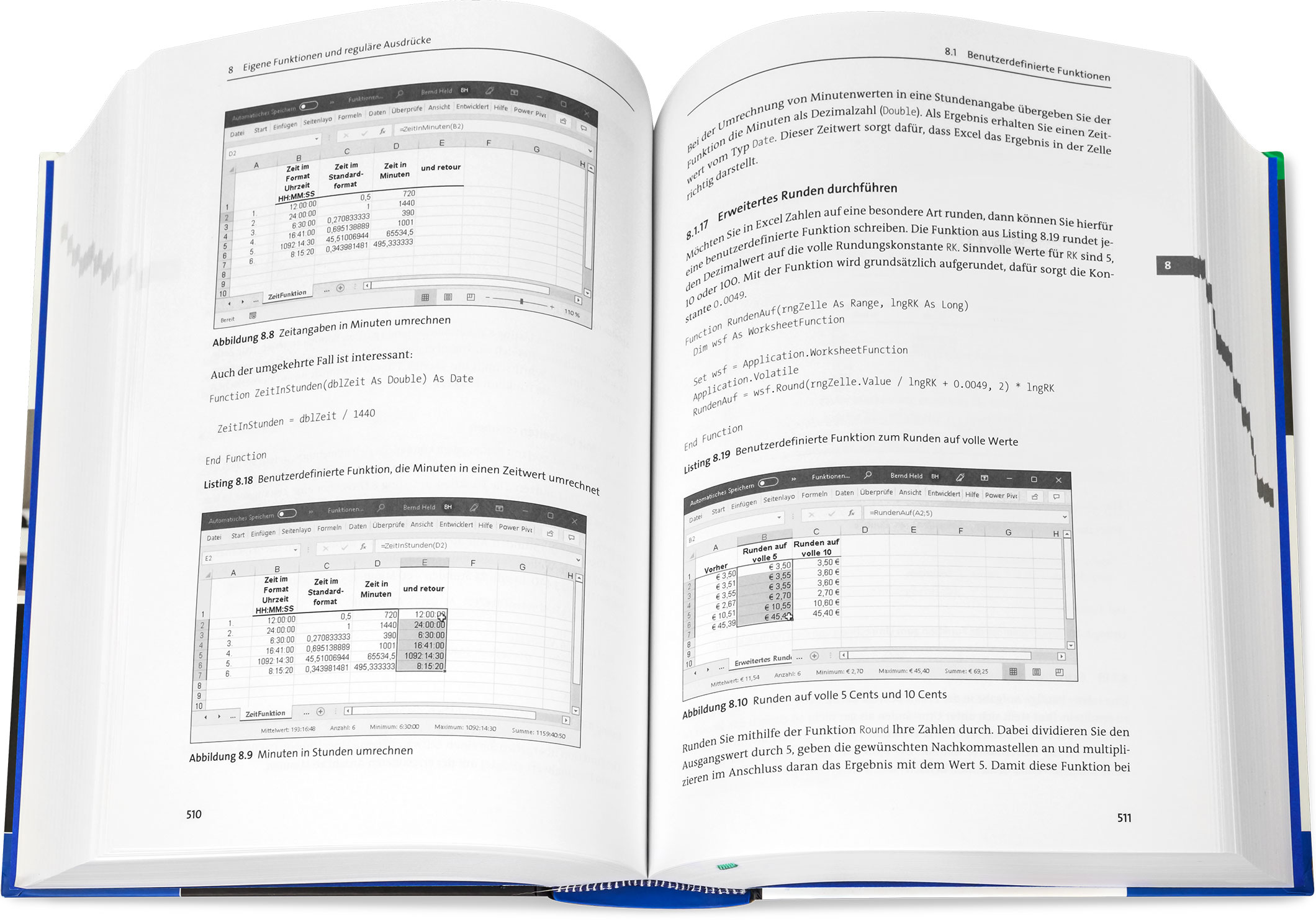 Blick ins Buch: VBA mit Excel - Das umfassende Handbuch