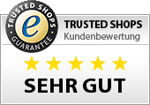 Unsere Trusted Shops Kundenbewertungen