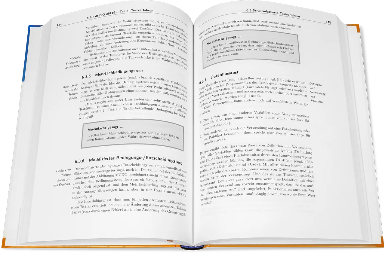 Blick ins Buch: ISO 29119 - Die Softwaretest-Normen verstehen und anwenden