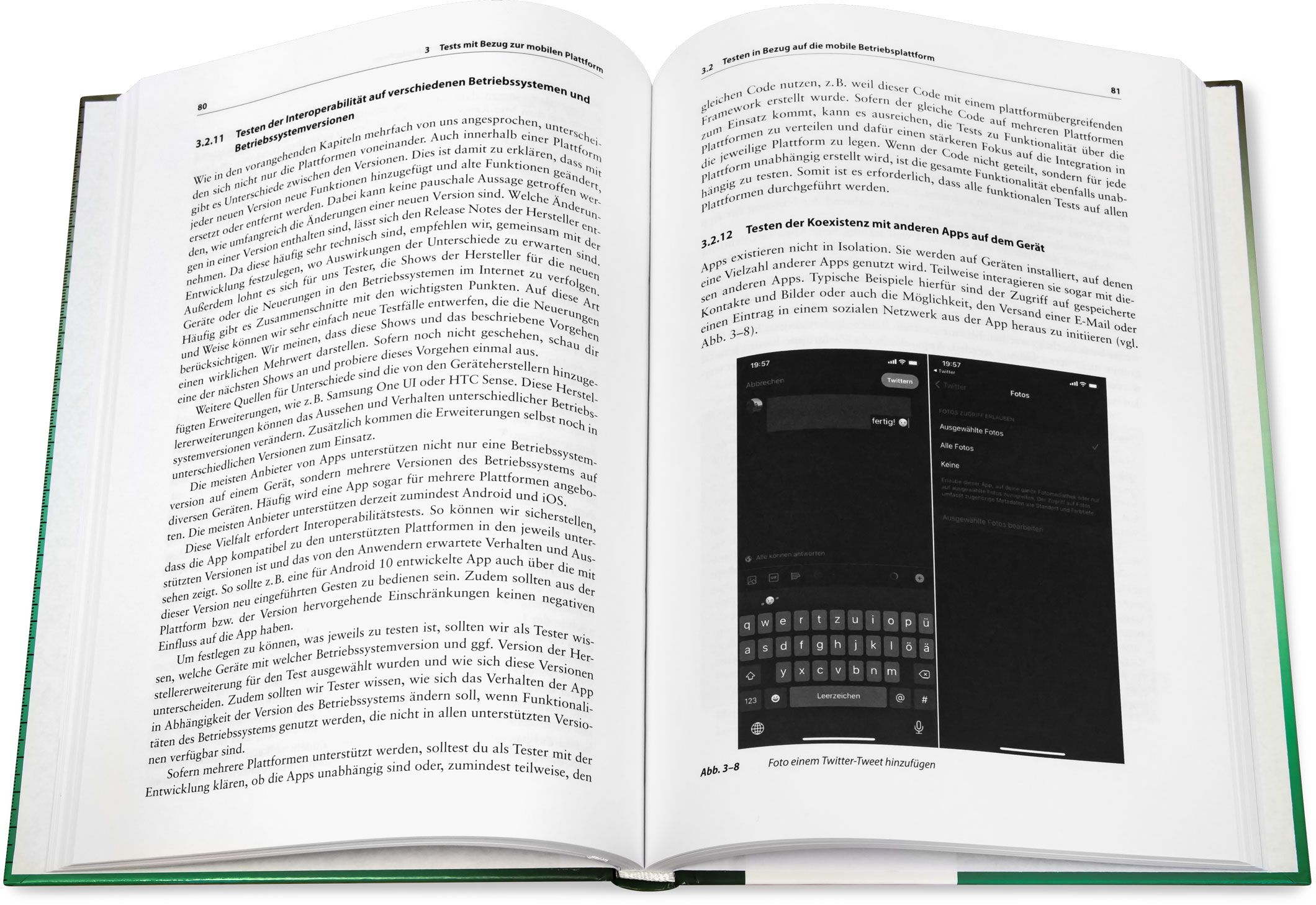Blick ins Buch: Basiswissen Mobile App Testing