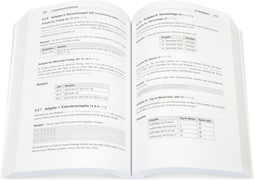 Blick ins Buch: Java Challenge