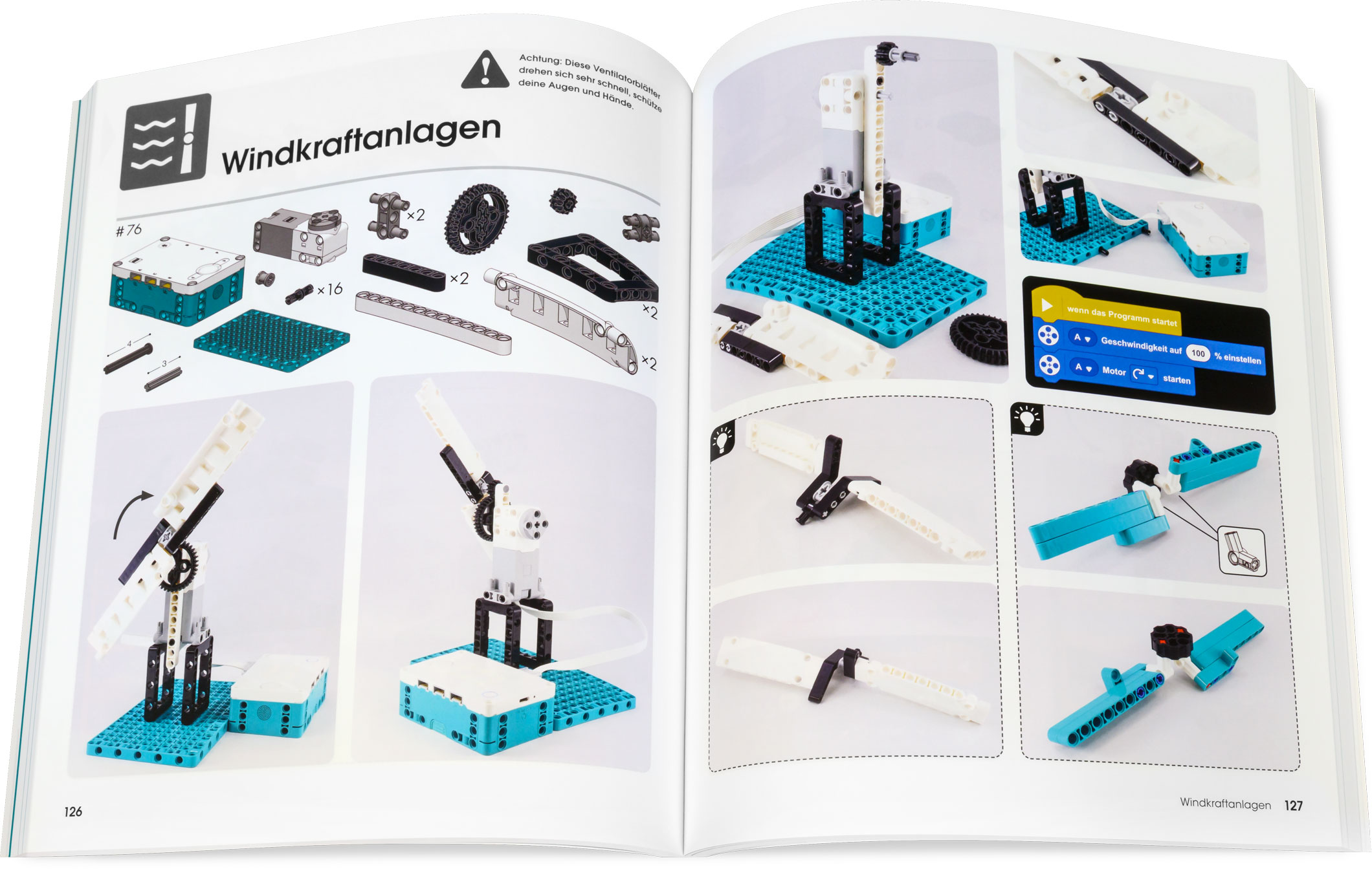 Blick ins Buch: Das LEGO-MINDSTORMS-Roboter-Erfinder-Ideenbuch