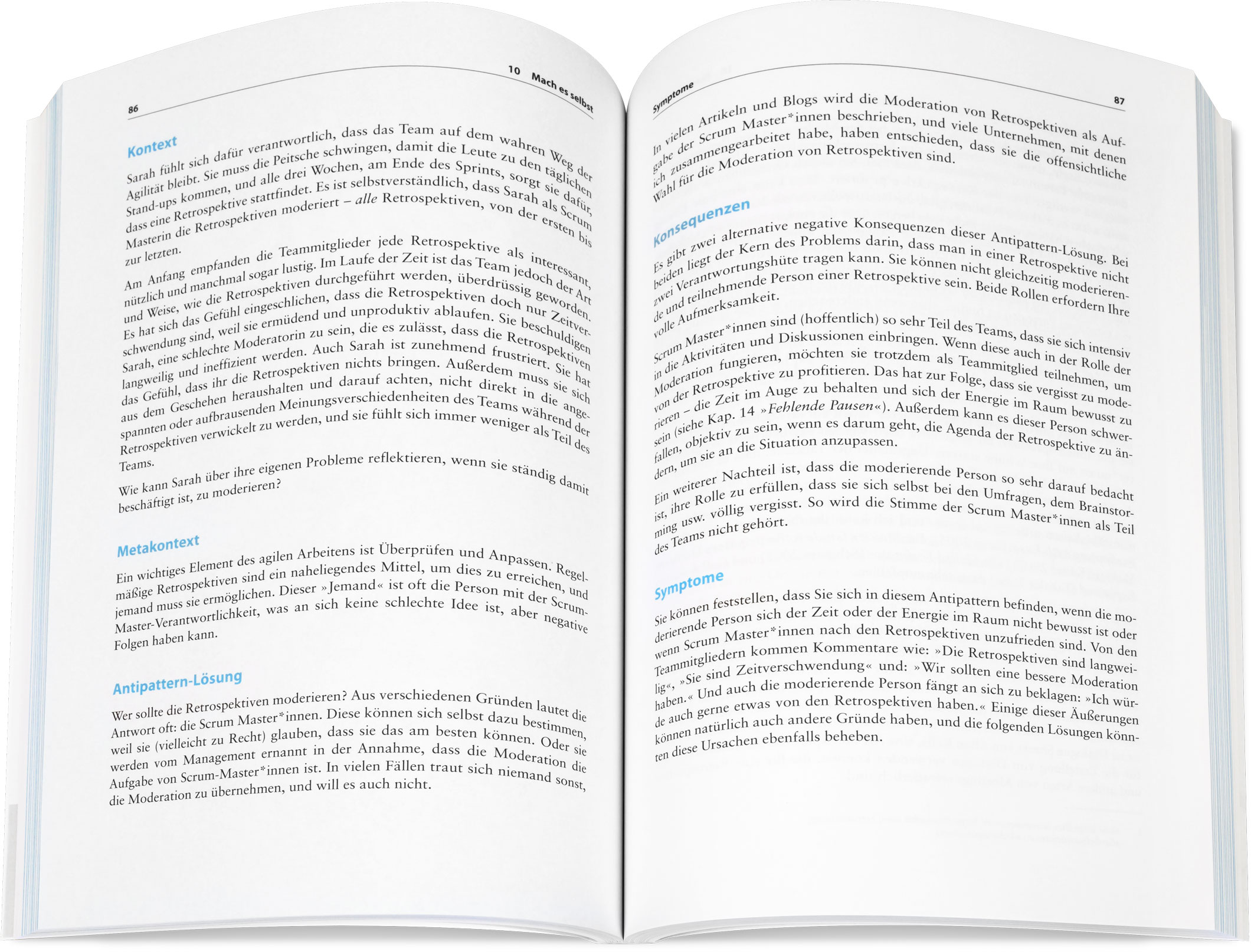 Blick ins Buch: Antipatterns in Retrospektiven