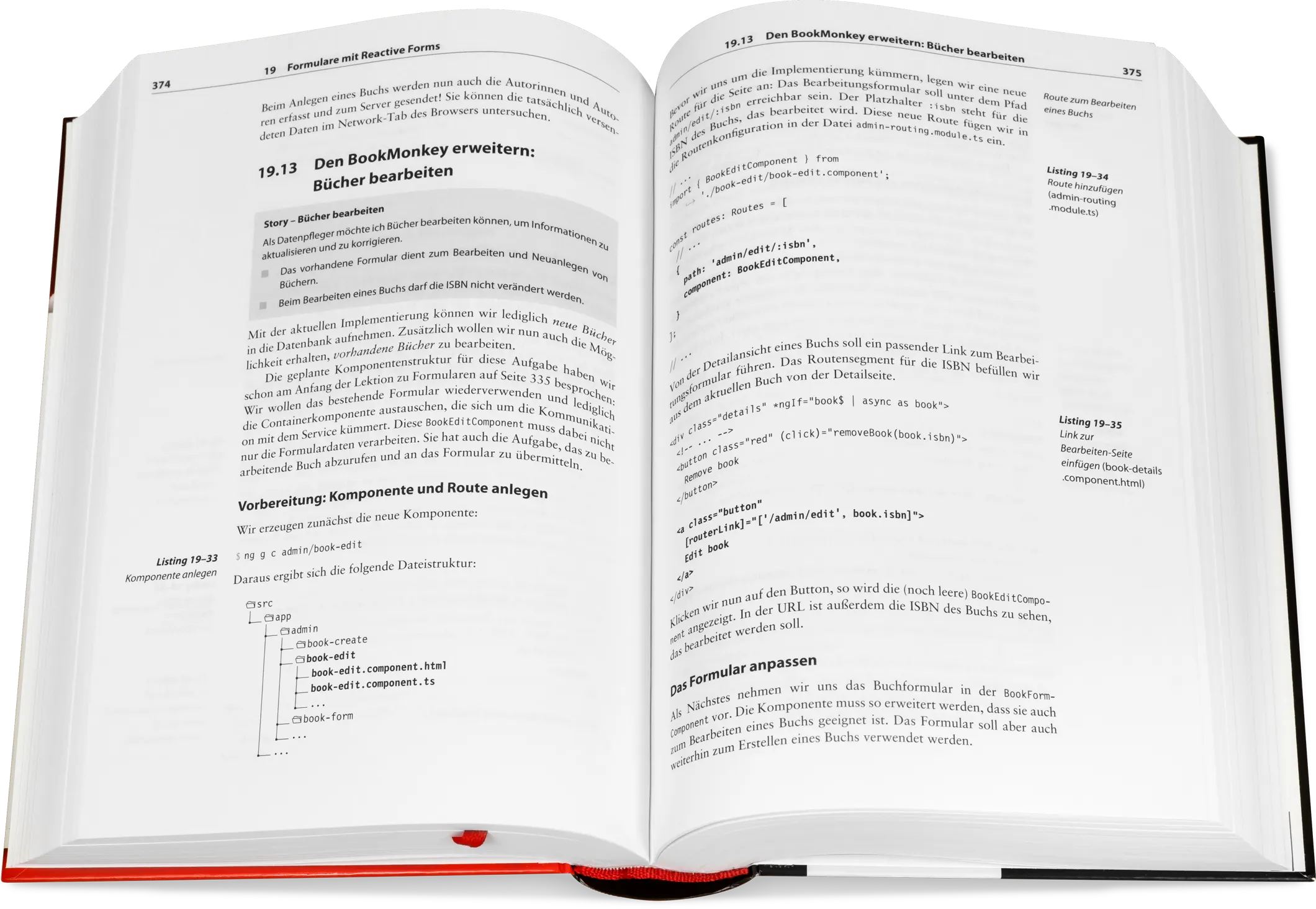 Blick ins Buch: Angular - Das große Praxisbuch