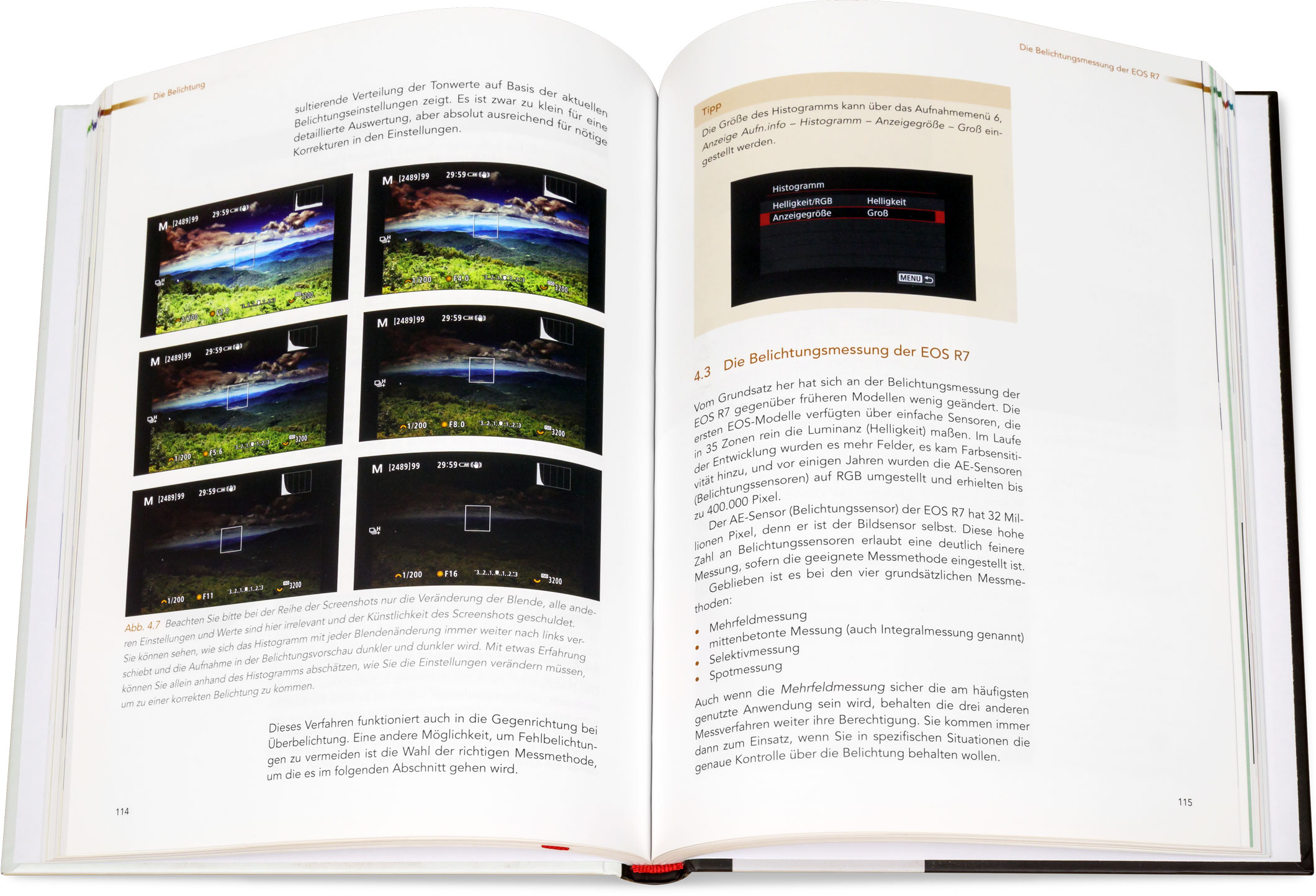 Blick ins Buch: Canon EOS R7 - Das Handbuch zur Kamera
