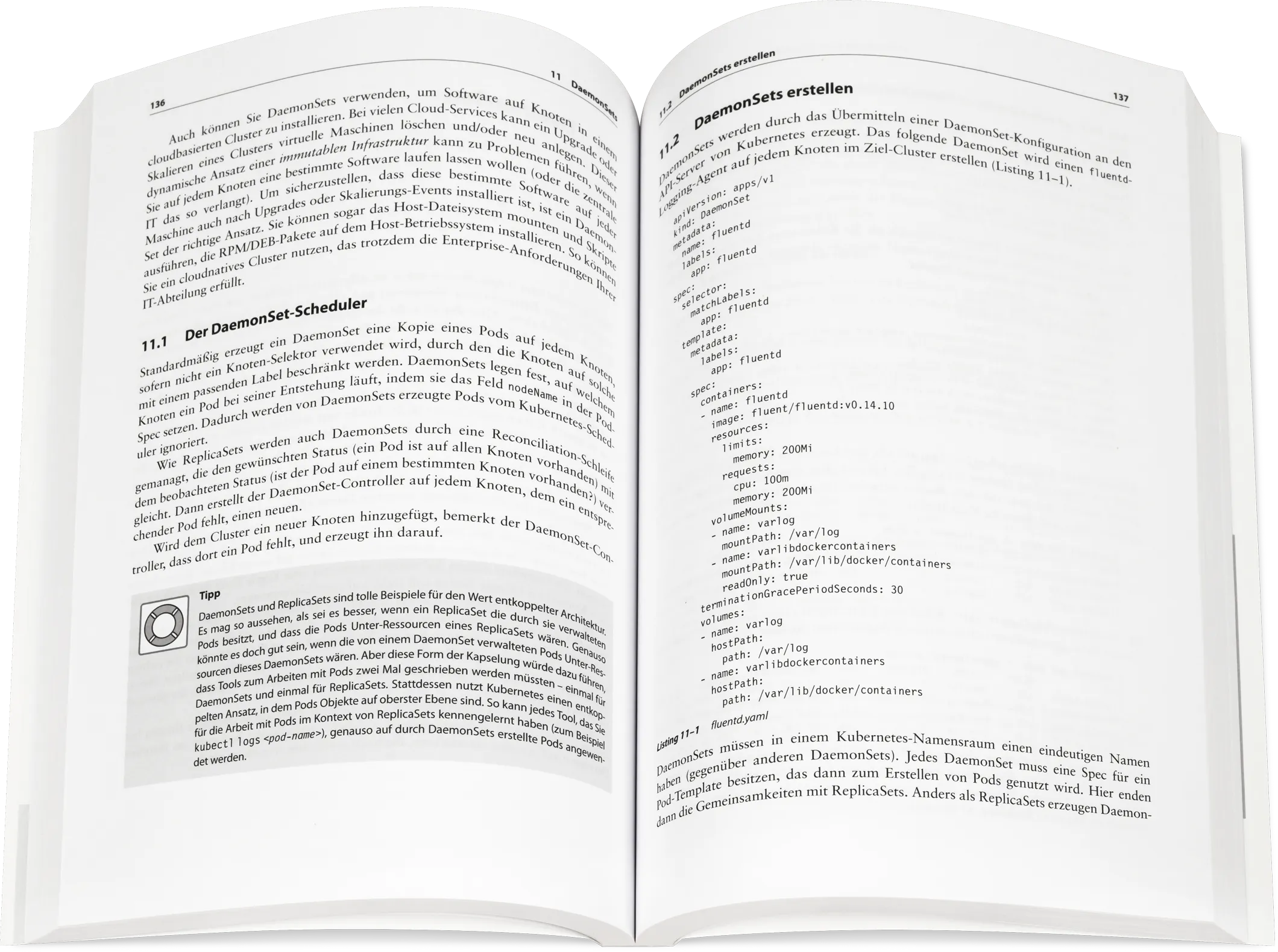 Blick ins Buch: Kubernetes