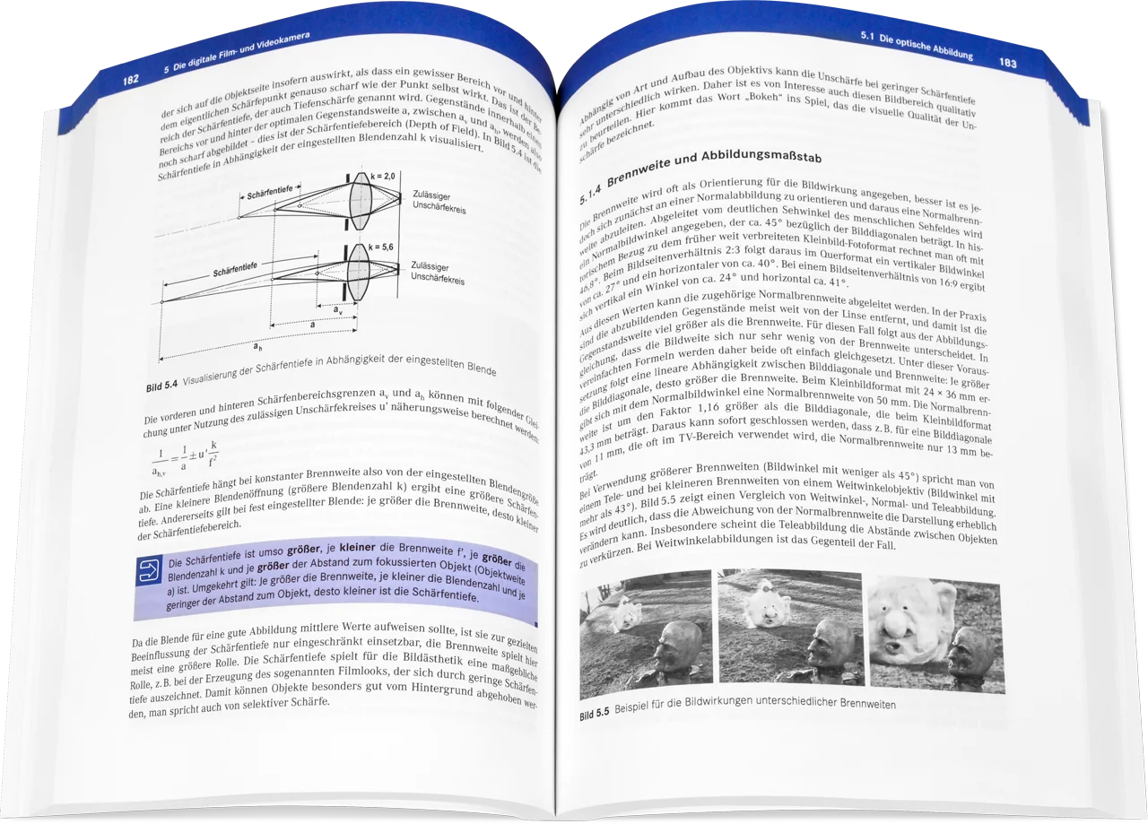 Blick ins Buch: Digitale Film- und Videotechnik