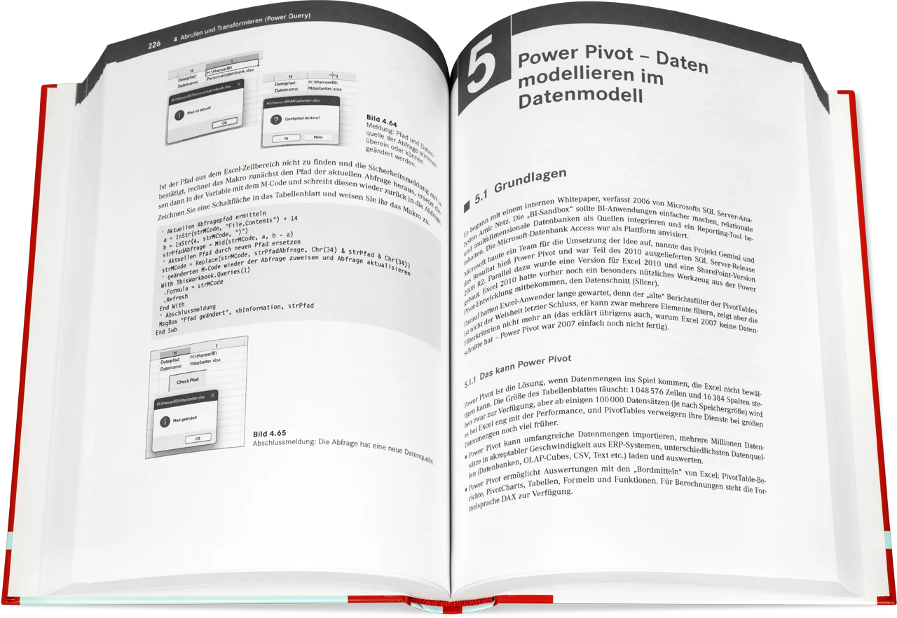 Blick ins Buch: Business Intelligence mit Excel