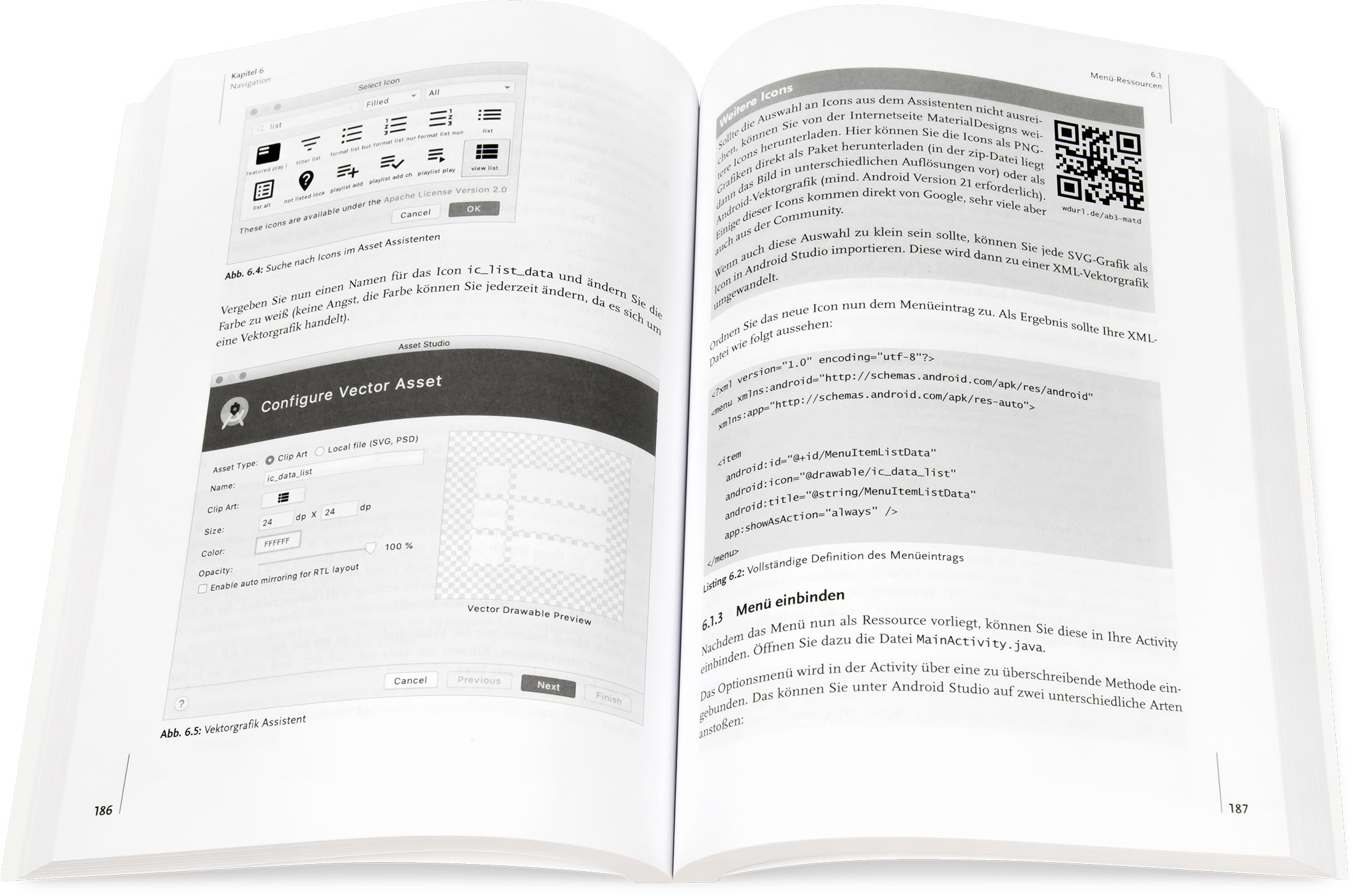 Blick ins Buch: Android-Apps programmieren