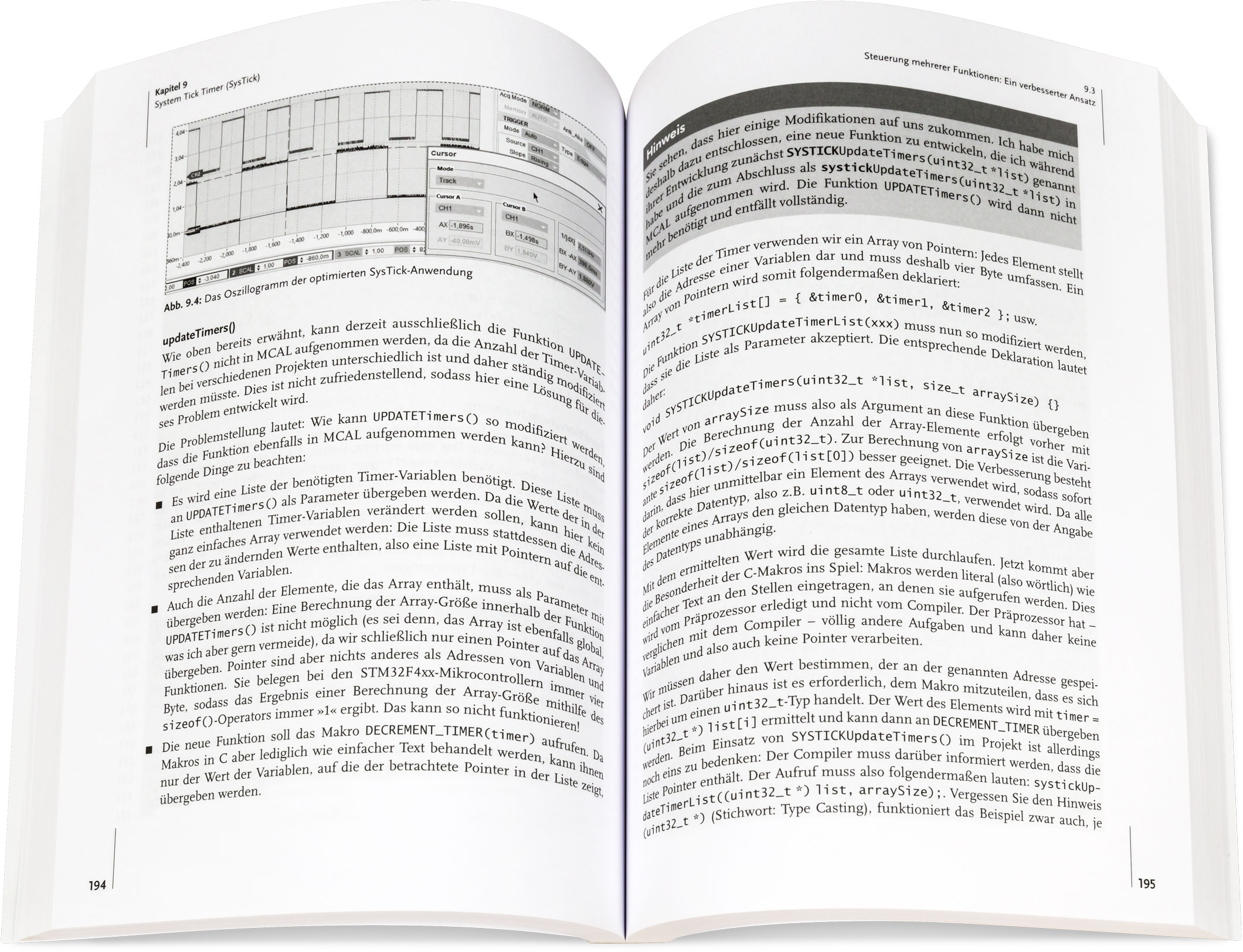 Blick ins Buch: STM32