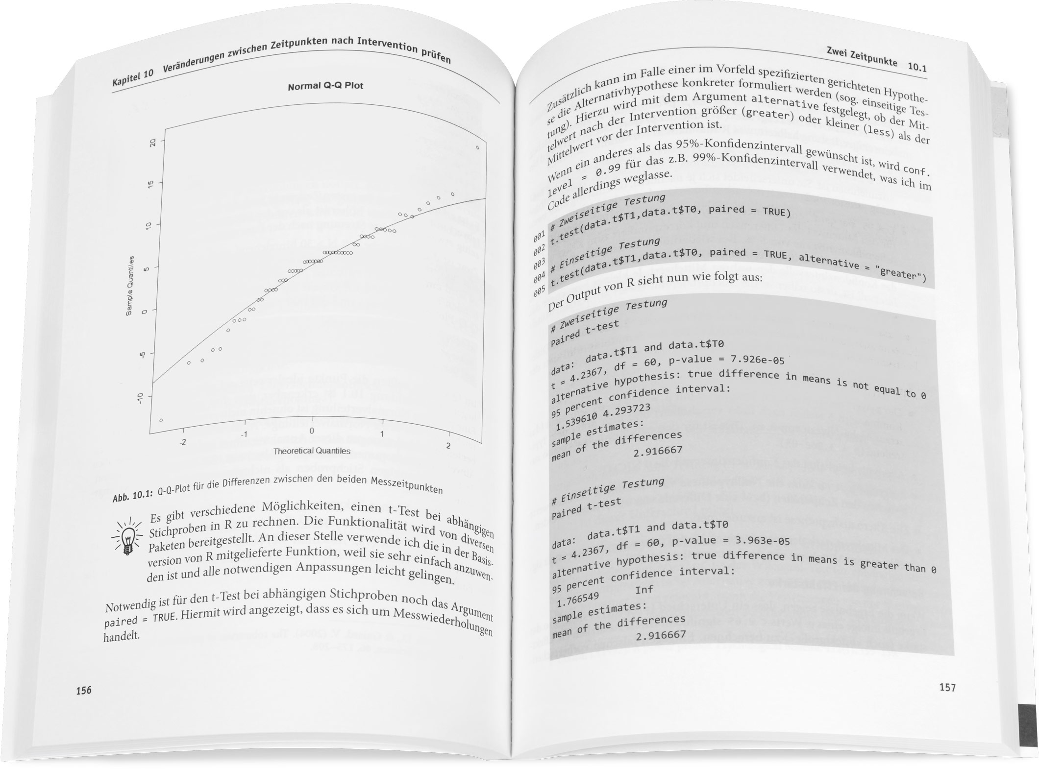 Blick ins Buch: Statistik mit R Schnelleinstieg