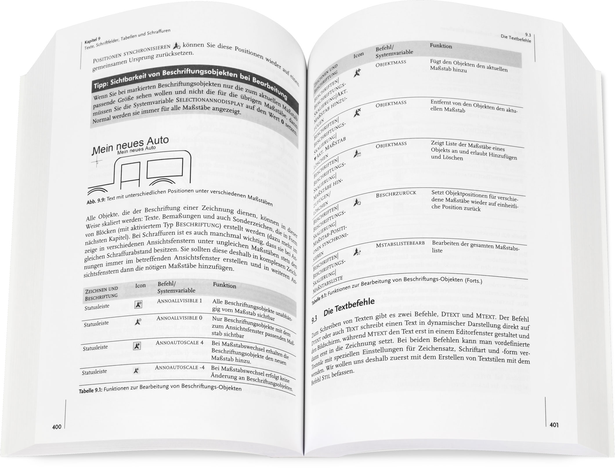 Blick ins Buch: AutoCAD 2023 und AutoCAD LT 2023