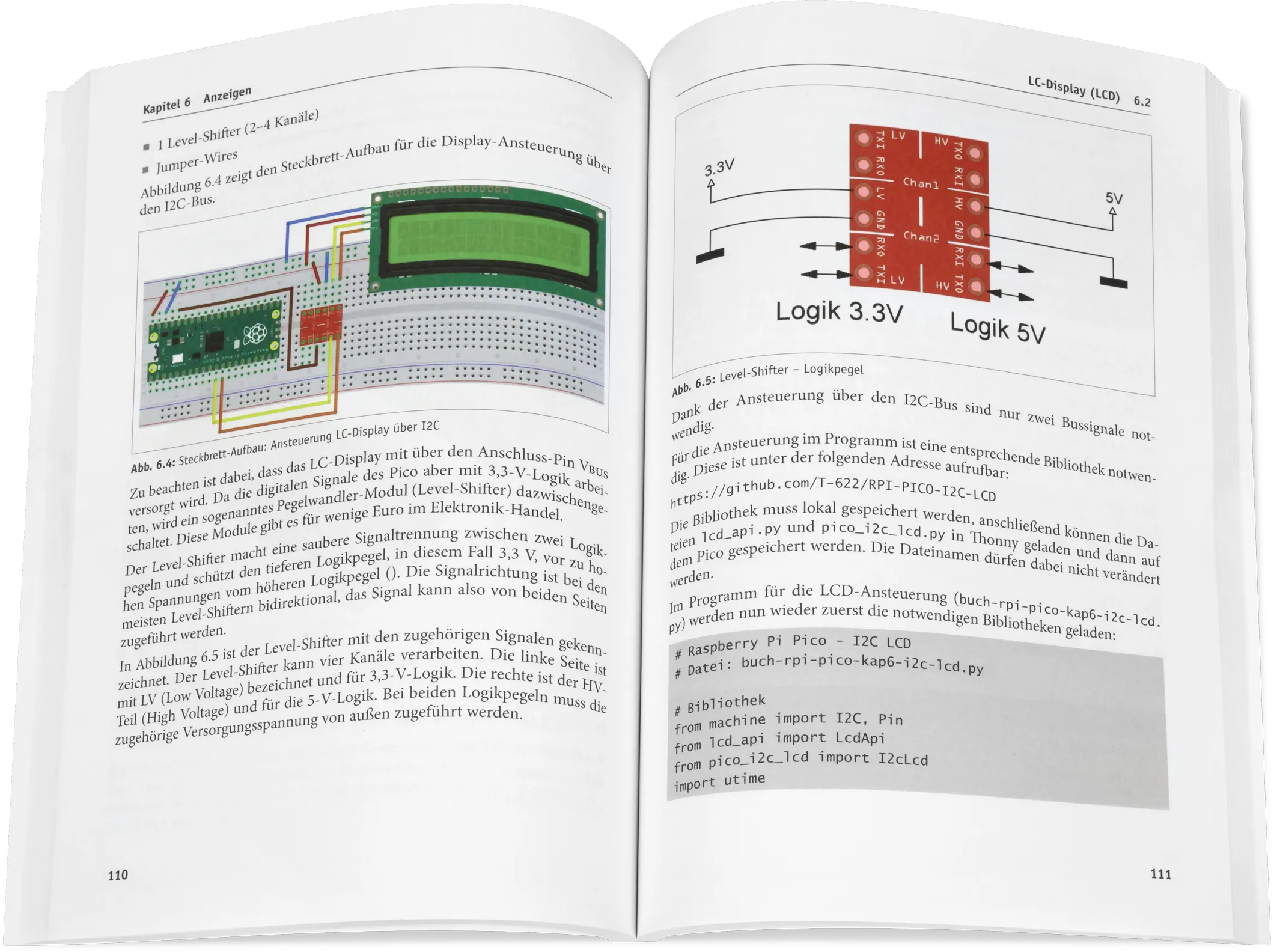 Blick ins Buch: Raspberry Pi Pico und Pico W Schnelleinstieg