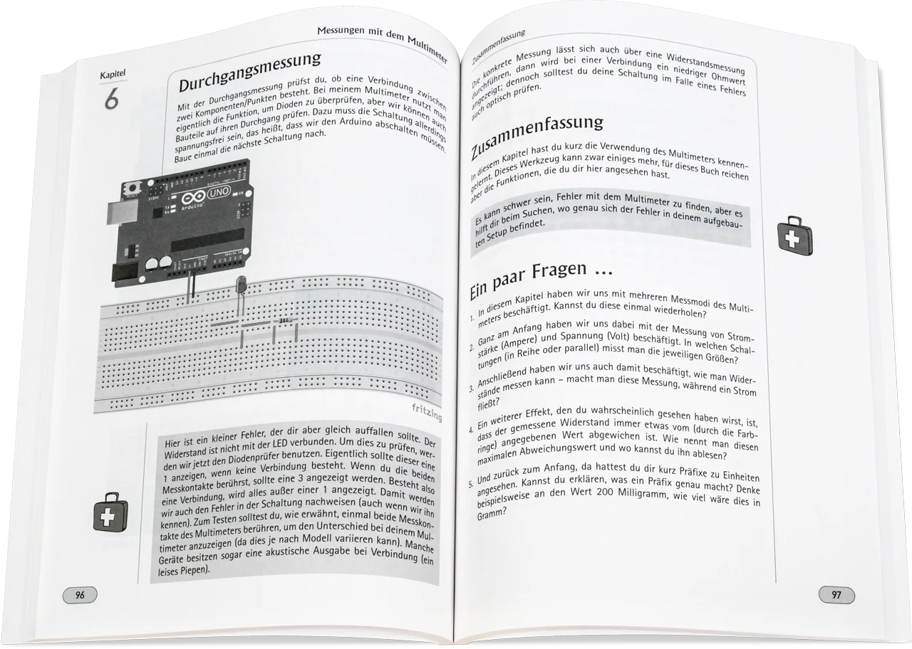 Blick ins Buch: Arduino für Kids