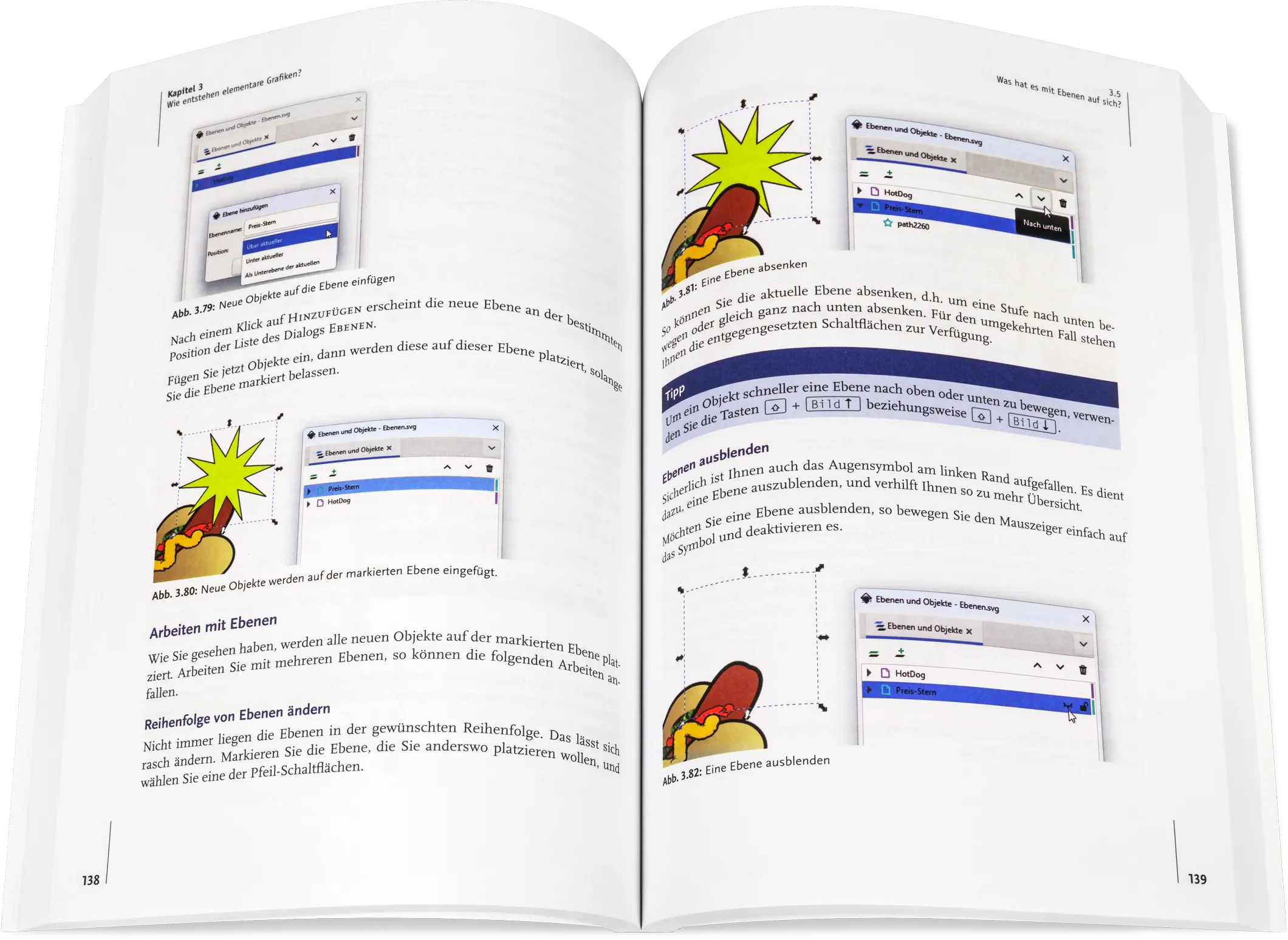 Blick ins Buch: Inkscape - Praxiswissen für Einsteiger