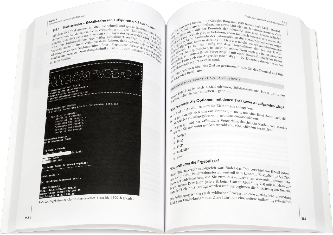 Blick ins Buch: Einstieg in Ethical Hacking