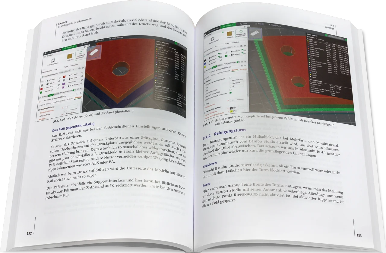 Blick ins Buch: 3D-Druck mit Bambu Lab