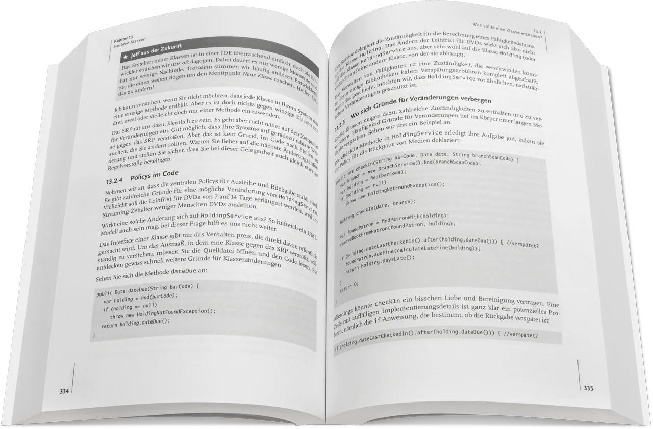 Blick ins Buch: Clean Code