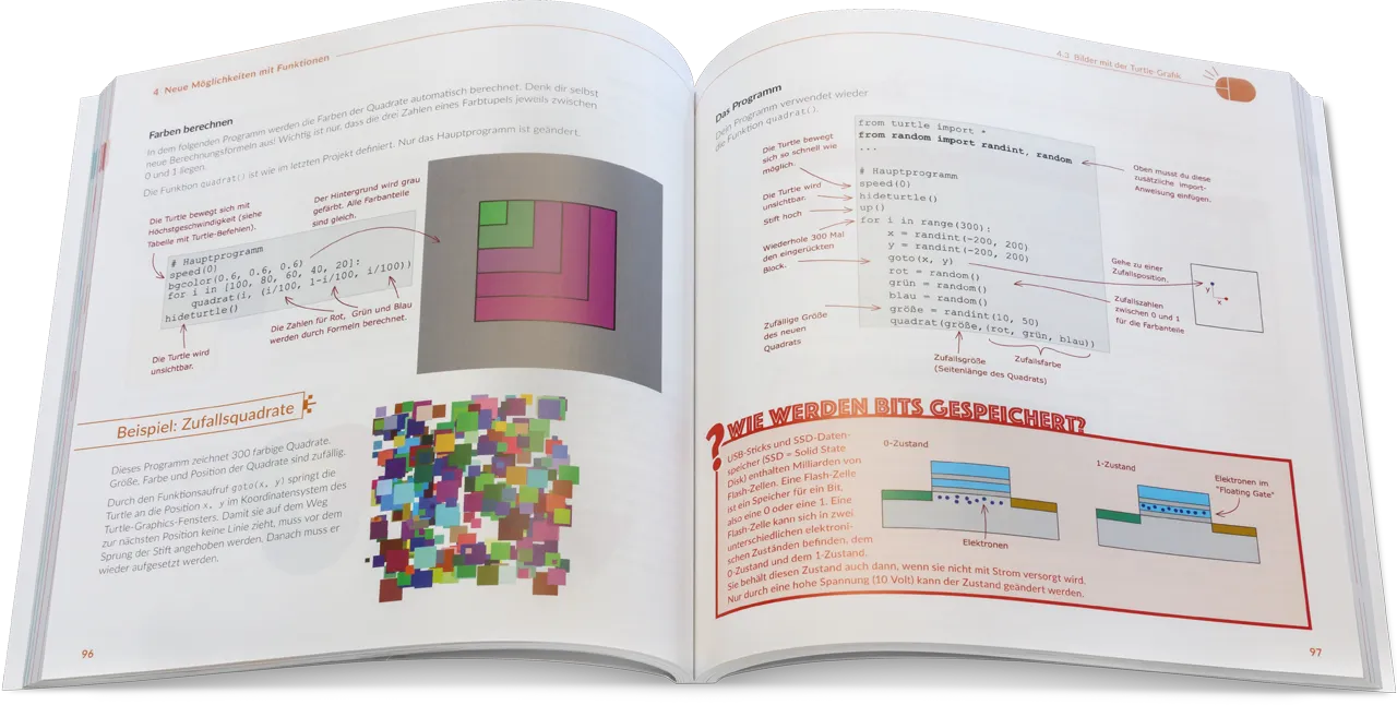 Blick ins Buch: Programmieren lernen mit Python - So einfach!