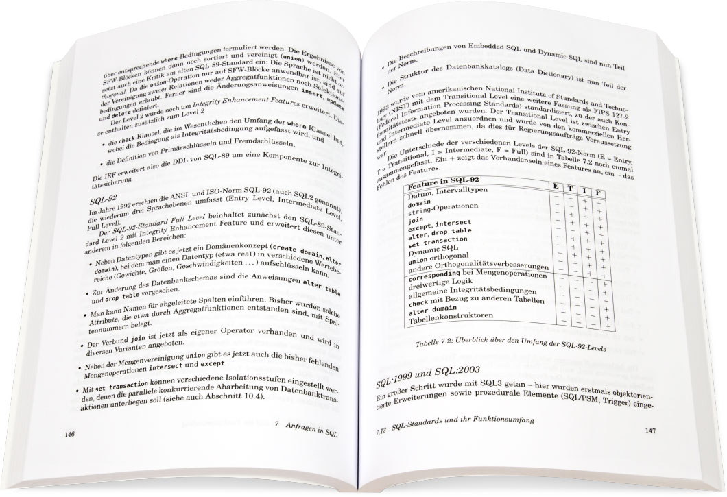 Blick ins Buch: Datenbanken Kompaktkurs