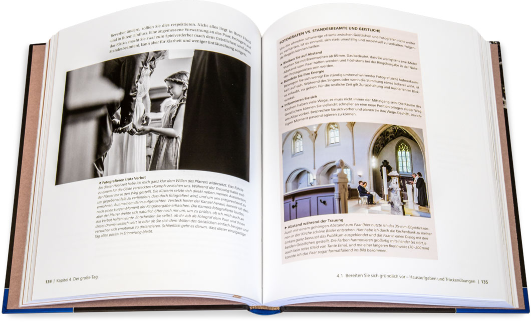 Blick ins Buch: Hochzeitsfotografie