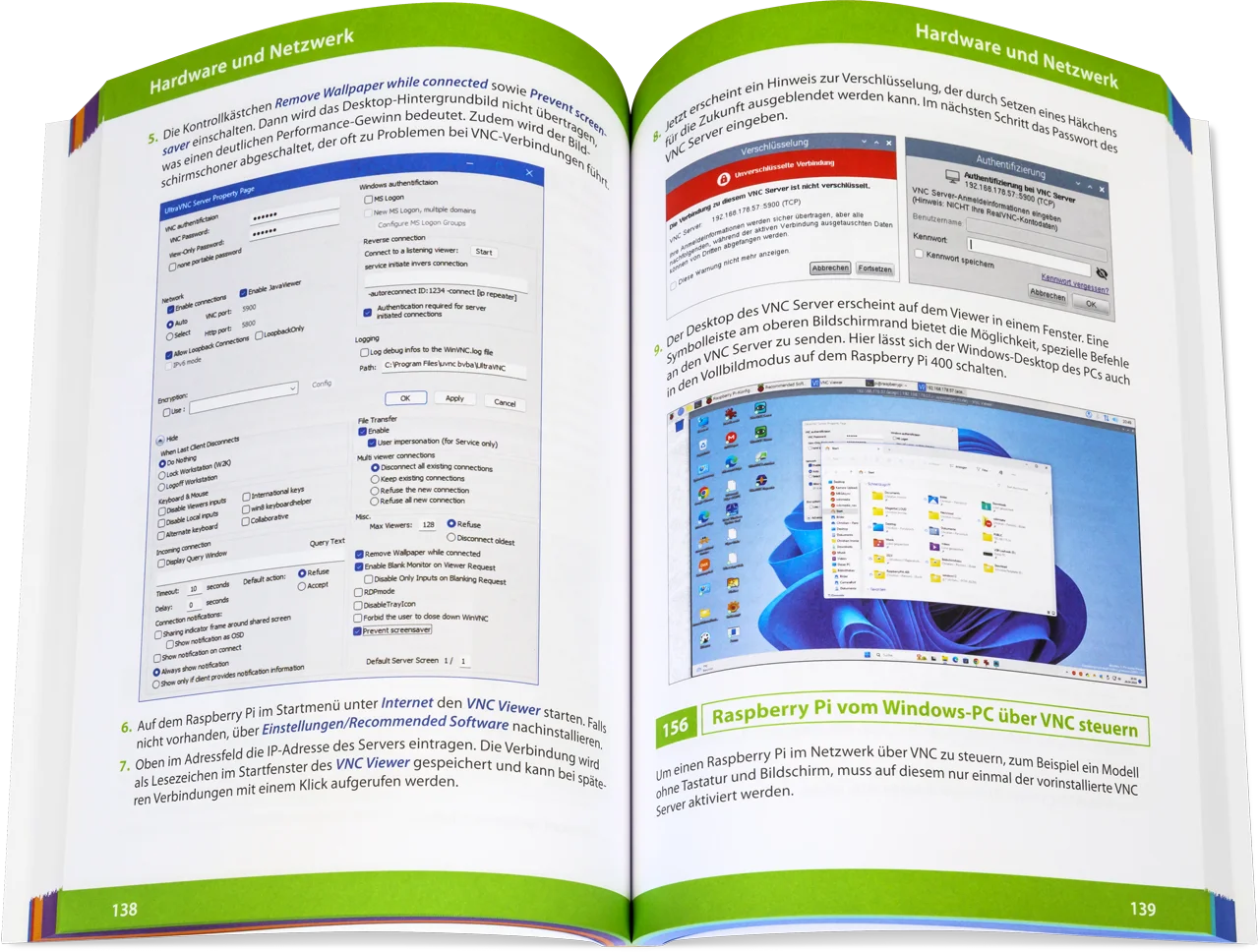 Blick ins Buch: 255 Anleitungen für Raspberry Pi 4 und 400