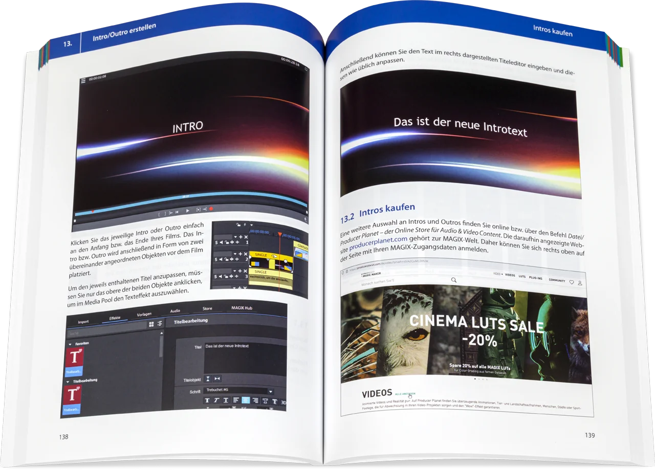Blick ins Buch: MAGIX Video deluxe 2024/2025