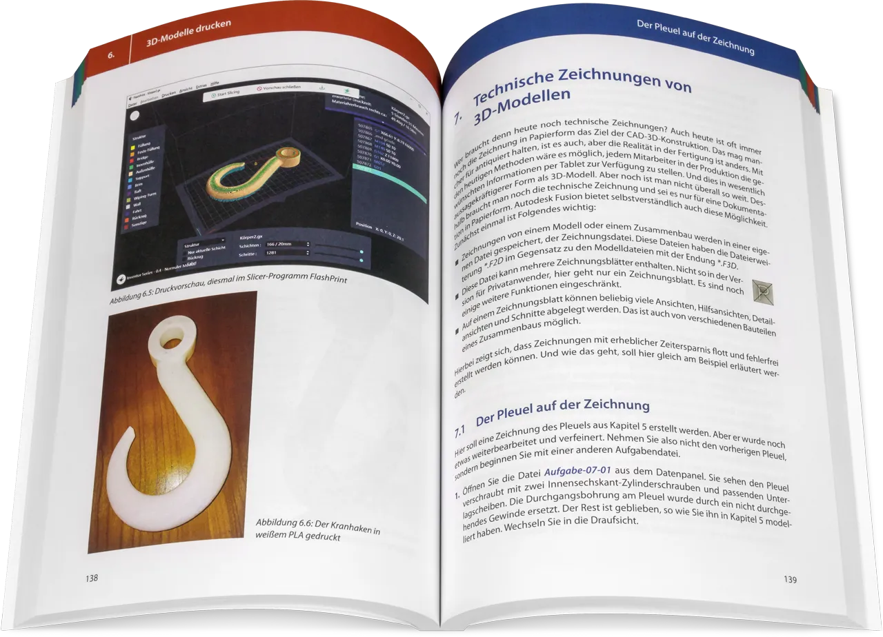 Blick ins Buch: Autodesk Fusion - Einstieg und Praxis
