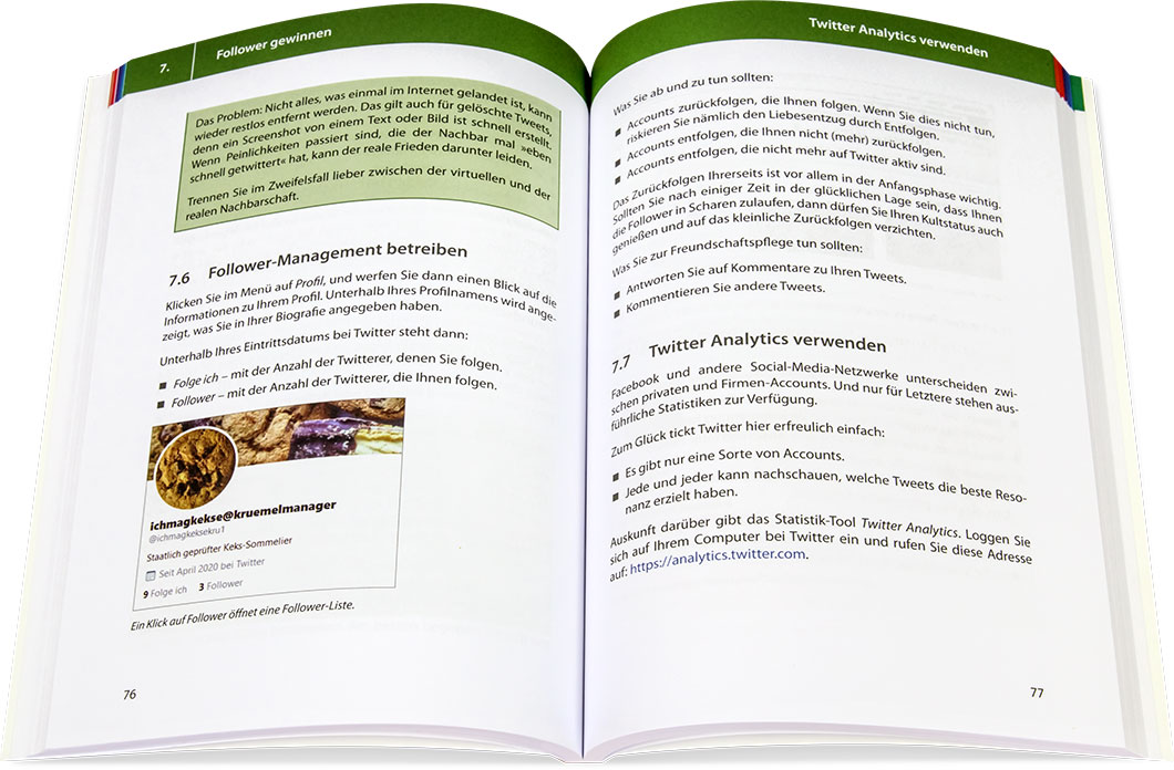 Blick ins Buch: Twitter optimal nutzen