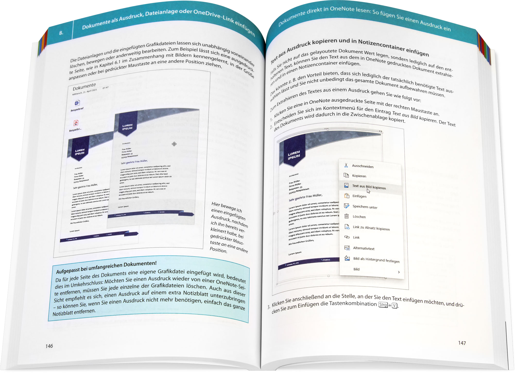 Blick ins Buch: Microsoft OneNote