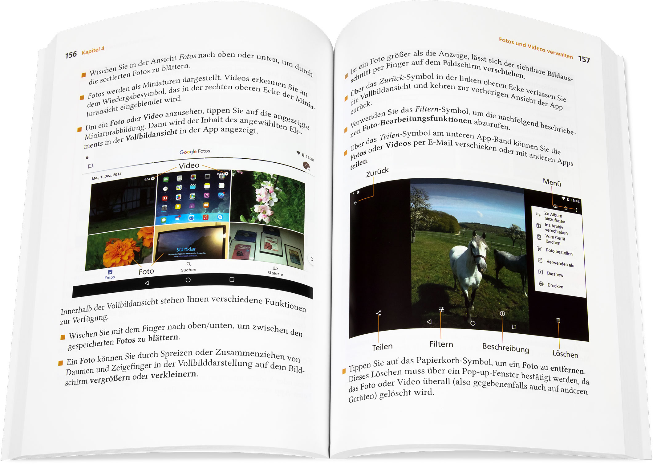 Blick ins Buch: Android für Smartphone und Tablet