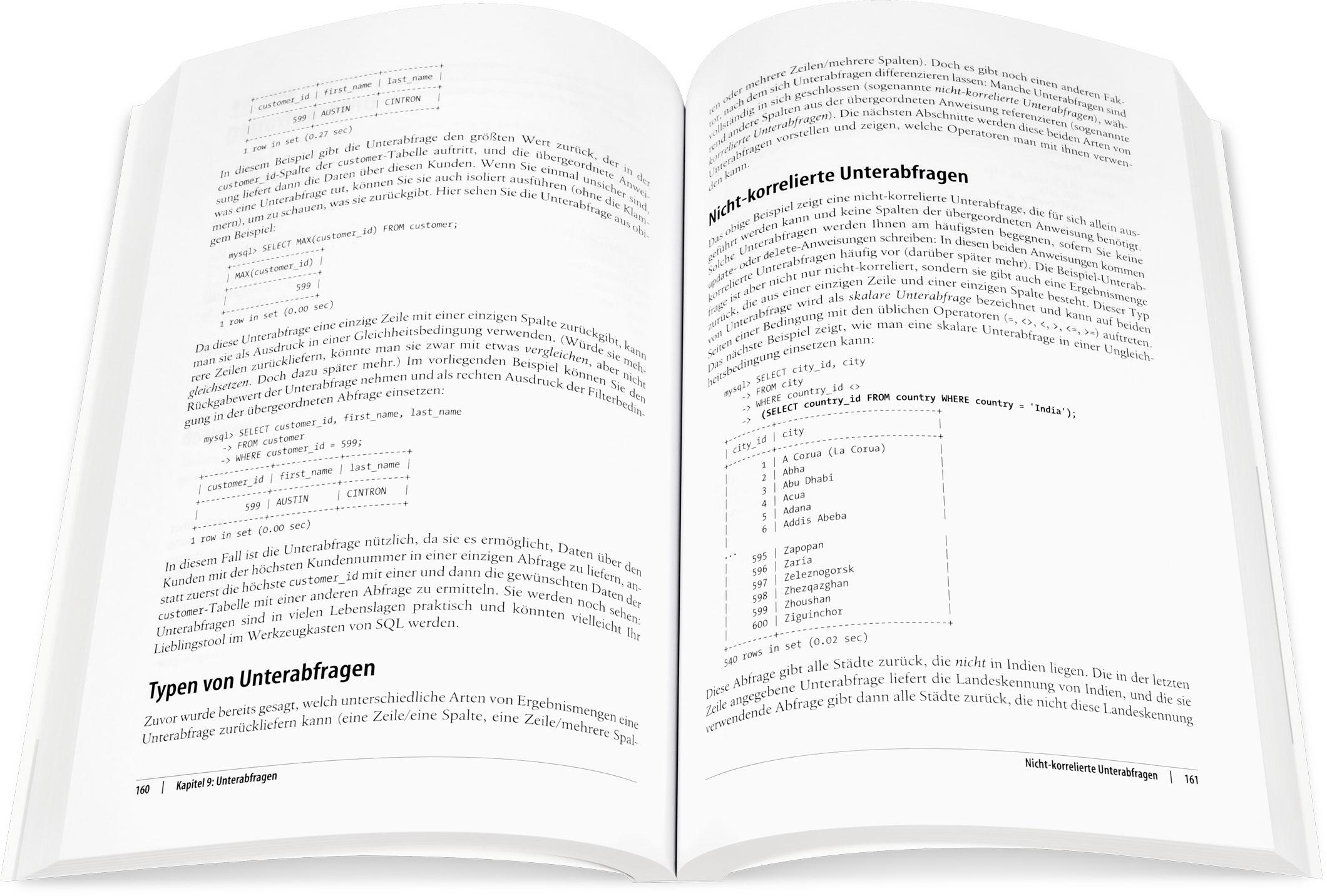 Blick ins Buch: Einführung in SQL