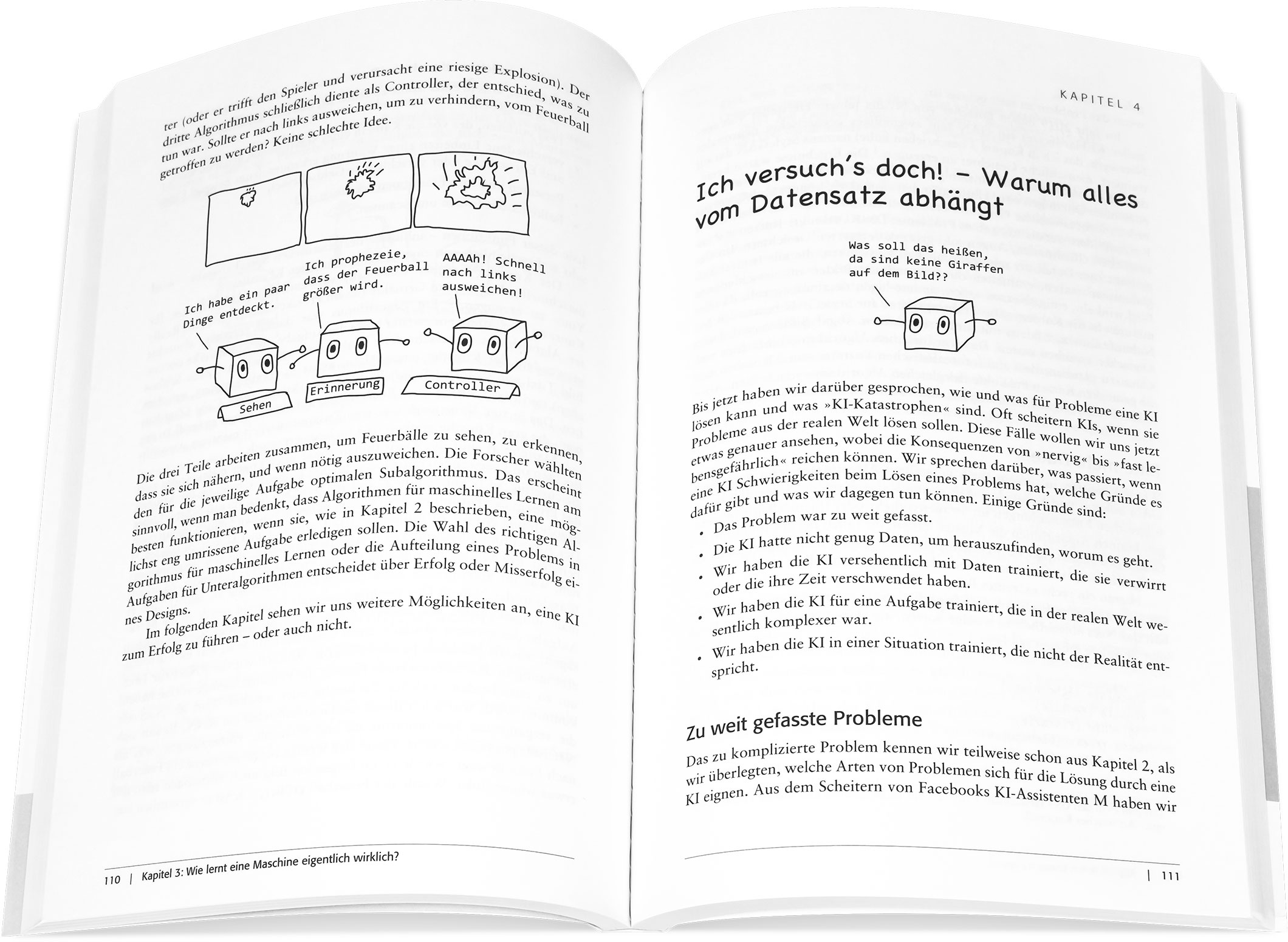 Blick ins Buch: Künstliche Intelligenz - Wie sie funktioniert und wann sie scheitert