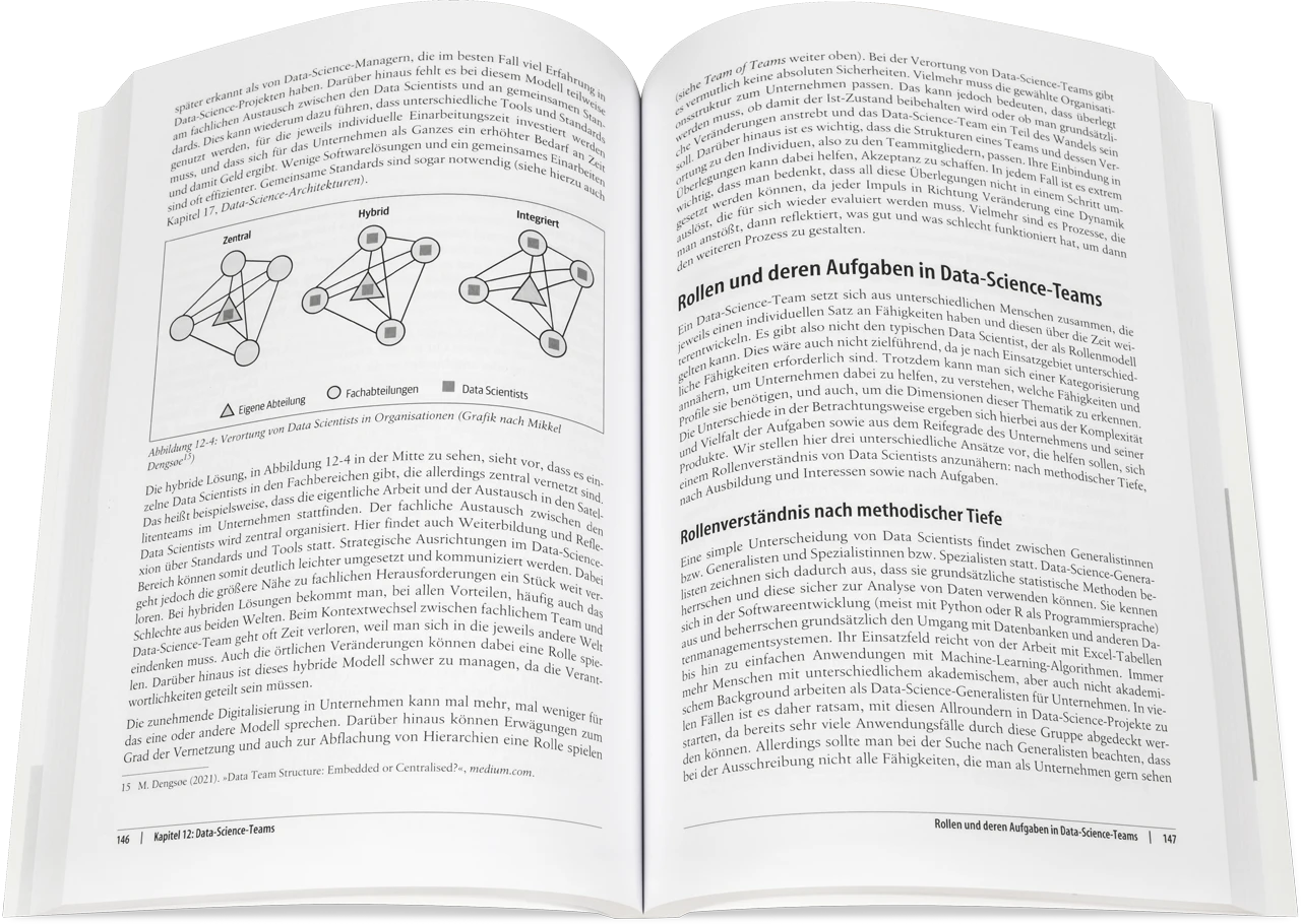 Blick ins Buch: Data Science Management