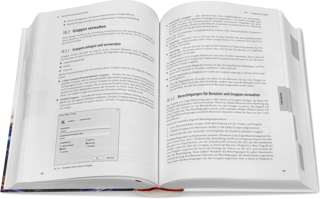 Blick ins Buch: Microsoft Windows Server 2025 - Das Handbuch