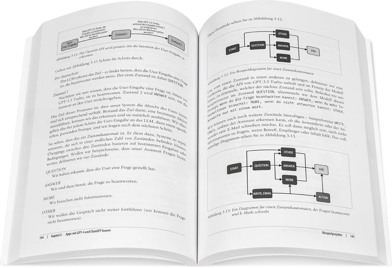 Blick ins Buch: Anwendungen mit GPT-4 und ChatGPT entwickeln