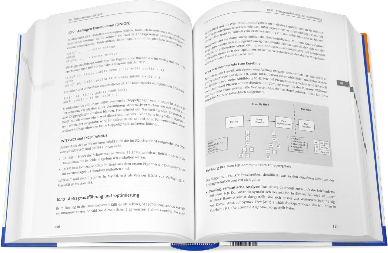 Blick ins Buch: Datenbanksysteme - Das umfassende Lehrbuch