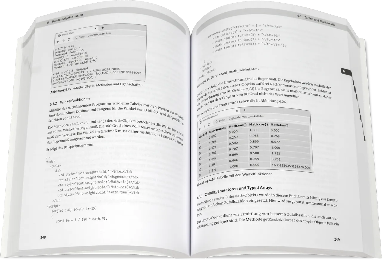 Blick ins Buch: Einstieg in JavaScript