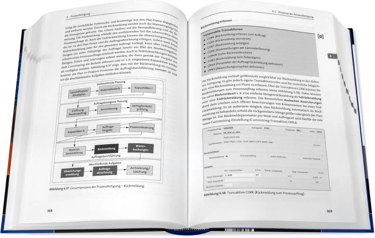 Blick ins Buch: Produktionsplanung und -steuerung mit SAP S/4HANA