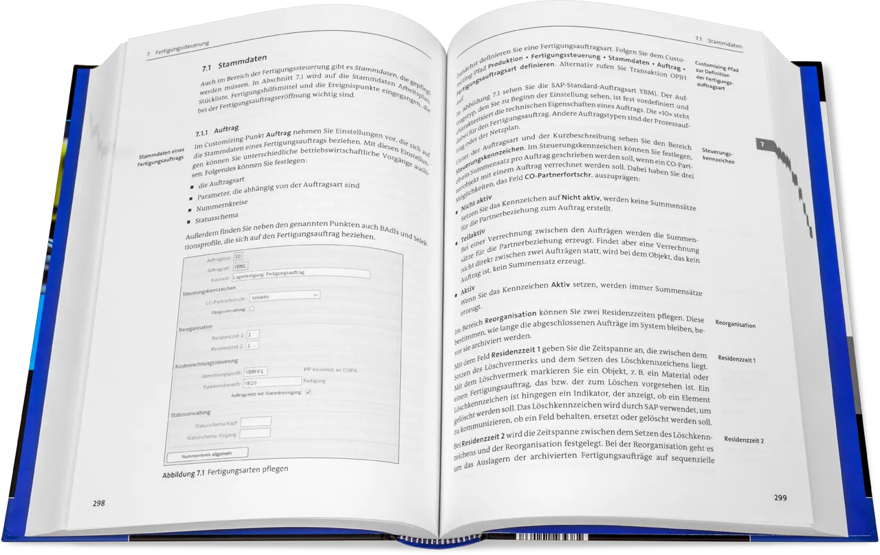 Blick ins Buch: Produktionsplanung und -steuerung mit SAP S/4HANA – Customizing