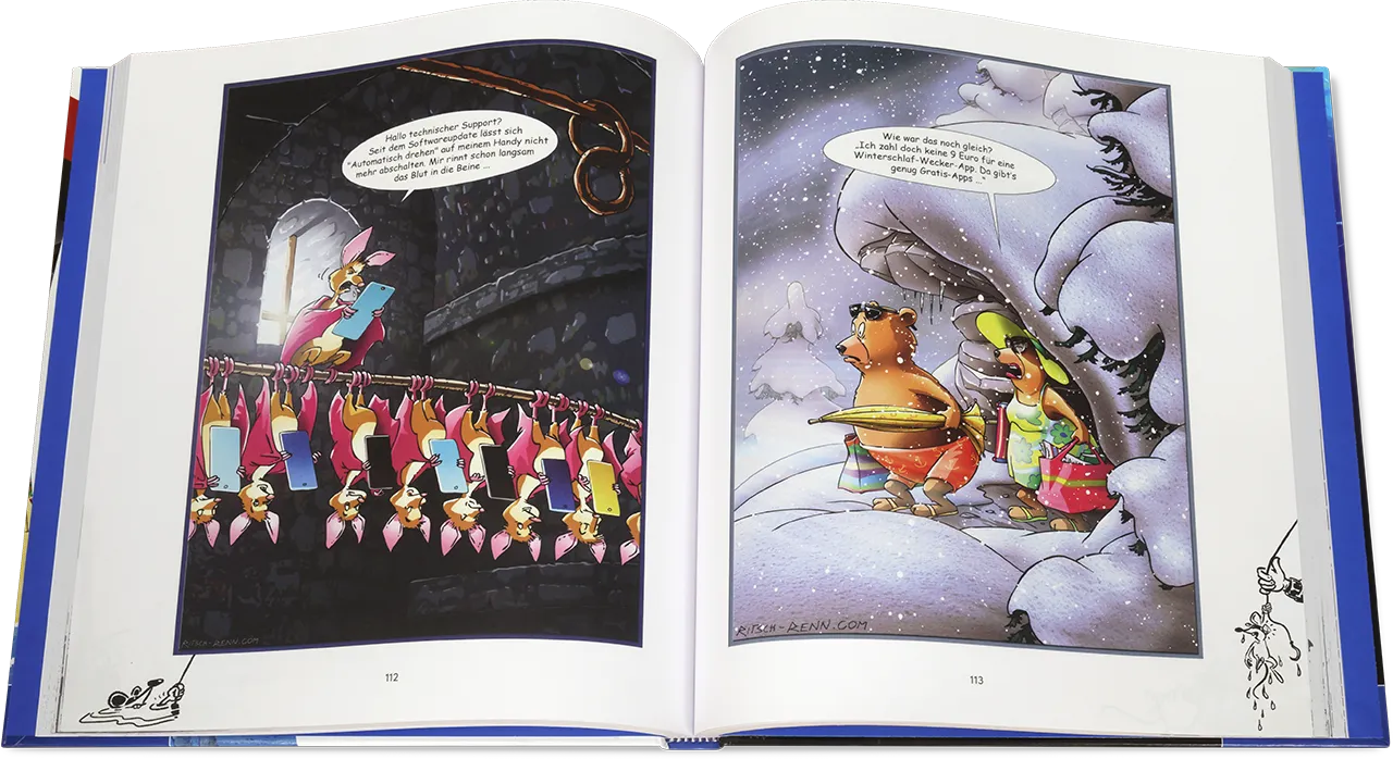 Blick ins Buch: Ritsch + Renn - Die besten IT-Cartoons aus 25 Jahren!