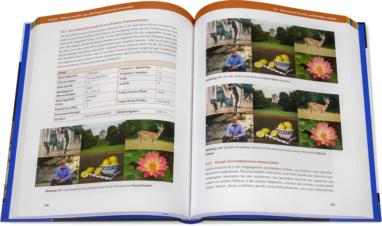 Blick ins Buch: Fujifilm X-T50 - Das Handbuch zur Kamera