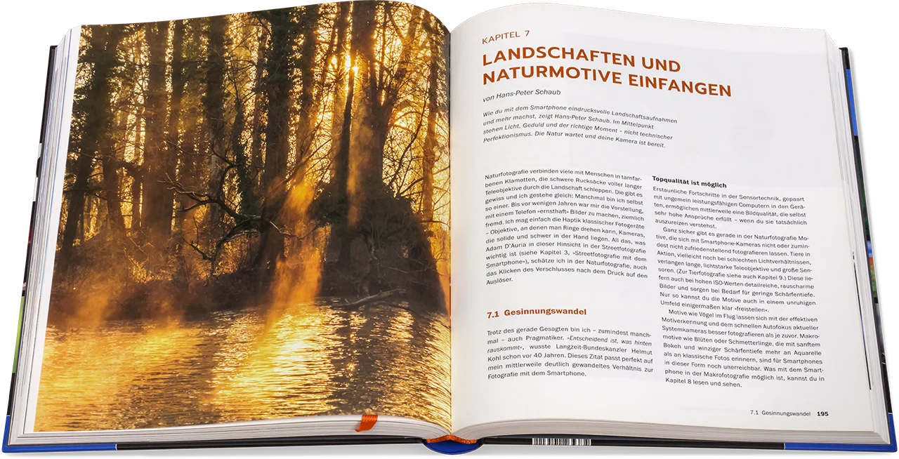 Blick ins Buch: Fotografieren mit dem Smartphone