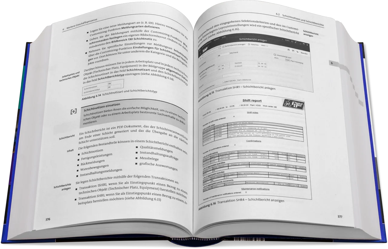Blick ins Buch: Instandhaltung mit SAP S/4HANA - Das Praxishandbuch