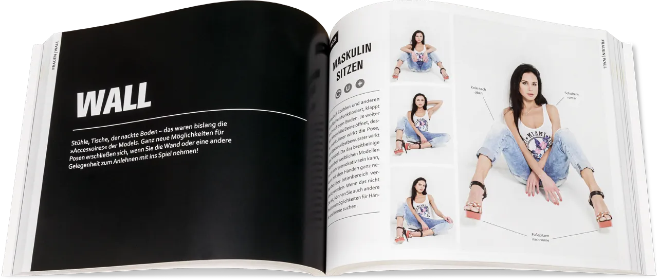 Blick ins Buch: POSEN! Das Buch für Fotografen und Models