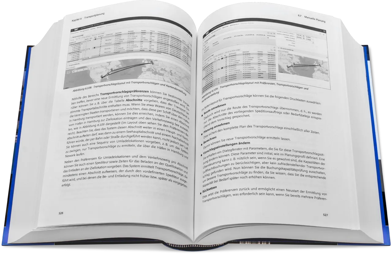 Blick ins Buch: Transportation Management mit SAP S/4HANA