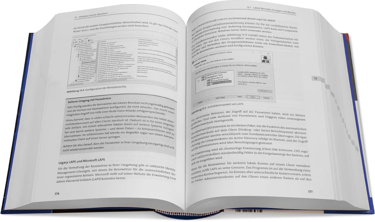 Blick ins Buch: Hacking & Security - Das umfassende Handbuch