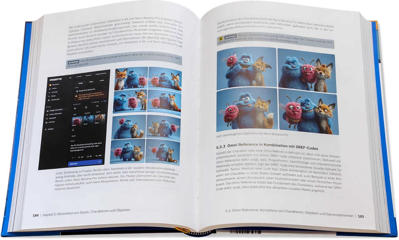 Blick ins Buch: Midjourney - Das umfassende Handbuch