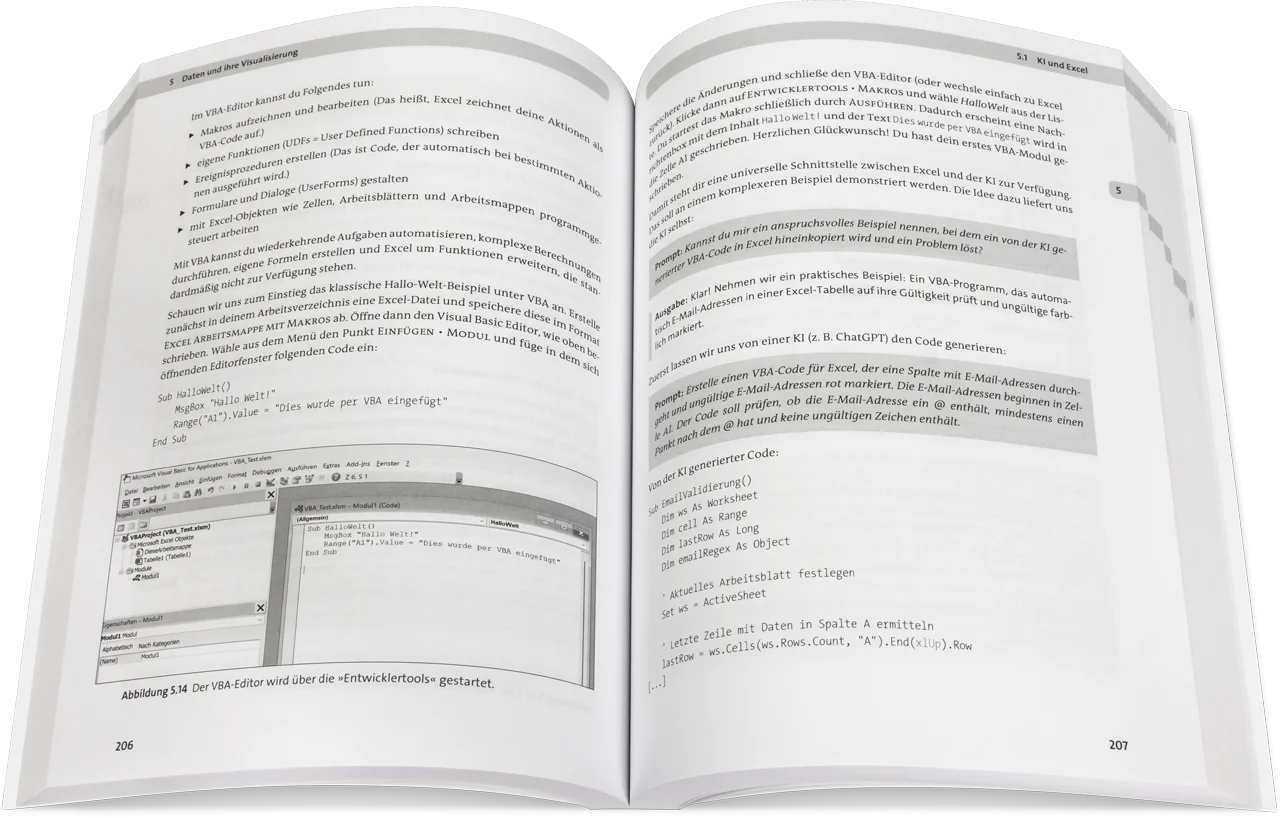 Blick ins Buch: Programmieren lernen mit KI